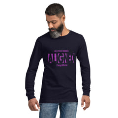 "Aligned" Unisex Long Sleeve Tee (Brag Version) | Crown Chakra