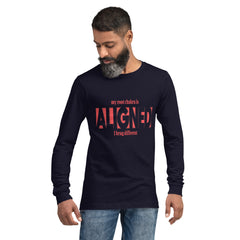 "Aligned" Unisex Long Sleeve Tee (Brag Version) | Root Chakra