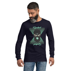 "Spiritual Gang" Unisex Long Sleeve Tee (White) | Cyan