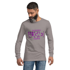 "Aligned" Unisex Long Sleeve Tee (Brag Version) | Crown Chakra