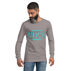 "Aligned" Unisex Long Sleeve Tee (No Talking Version) | Throat Chakra