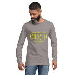 "Aligned" Unisex Long Sleeve Tee (No Talking Version) | Solar Plexus Chakra