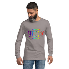 "Aligned" Unisex Long Sleeve Tee (No Talking Version) | All Chakra's