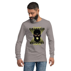 "Spiritual Gang" Unisex Long Sleeve Tee (Cocoa) | Yellow