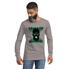 "Spiritual Gang" Unisex Long Sleeve Tee (Cocoa) | Cyan