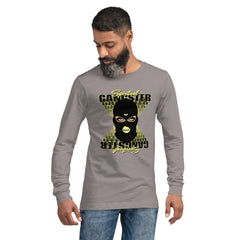 "Spiritual Gang" Unisex Long Sleeve Tee (Beige) | Yellow