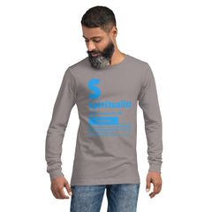 "Spiritualist" Unisex Long Sleeve Tee (Solid) | Baby Blue