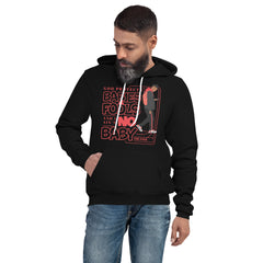 "God Protects Fools" Unisex Hoodie (Man Version) | Red