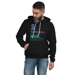 "Spiritualist" Unisex Hoodie (Gradient) | Turquoise/Purple