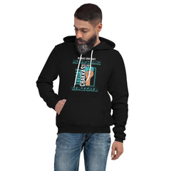 "Re-Aligned" Unisex Hoodie | Turquoise/Cyan