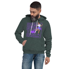 "God Protects Fools" Unisex Hoodie (Woman Version) | Purple