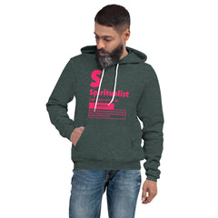 "Spiritualist" Unisex Hoodie (Solid) | Hot Pink