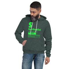 "Spiritualist" Unisex Hoodie (Solid) | Lime