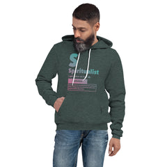 "Spiritualist" Unisex Hoodie (Gradient) | Turquoise/Pink