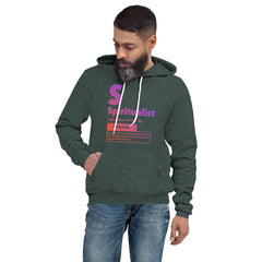 "Spiritualist" Unisex Hoodie (Gradient) | Peach/Purple