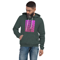 "Higher" Unisex Hoodie (Black) | Pink