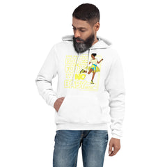 "God Protects Fools" Unisex Hoodie (Woman Version) | Yellow