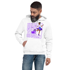 "God Protects Fools" Unisex Hoodie (Woman Version) | Purple