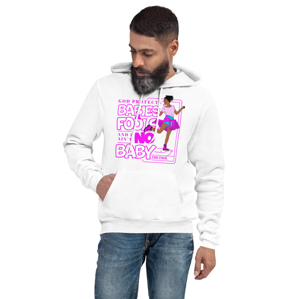 "God Protects Fools" Unisex Hoodie (Woman Version) | Pink