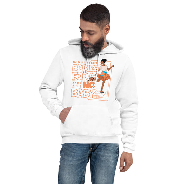 "God Protects Fools" Unisex Hoodie (Woman Version) | Peach