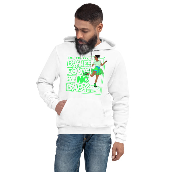 "God Protects Fools" Unisex Hoodie (Woman Version) | Lime