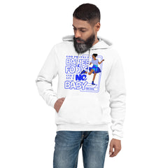 "God Protects Fools" Unisex Hoodie (Woman Version) | Blue