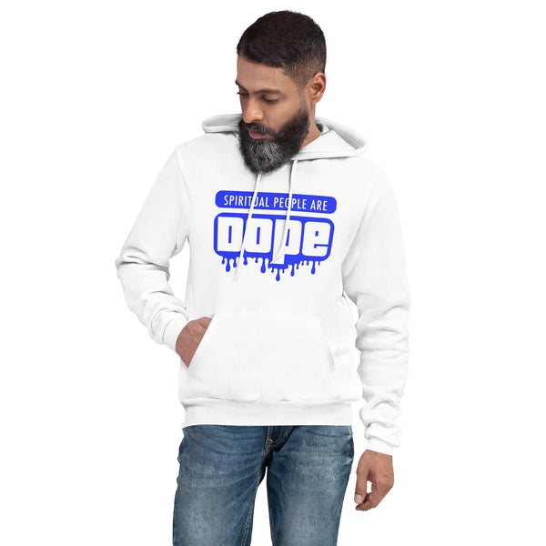 "Spiritual People" Unisex Hoodie (Solid) | Dark Blue