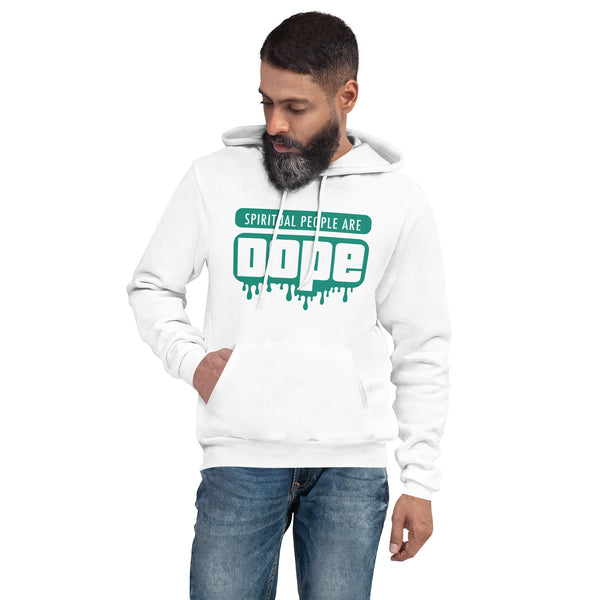 "Spiritual People" Unisex Hoodie (Solid) | Turquoise