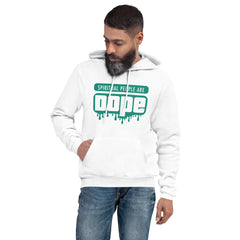 "Spiritual People" Unisex Hoodie (Solid) | Turquoise