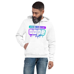 "Spiritual People" Unisex Hoodie (Gradient) | Cyan/Purple