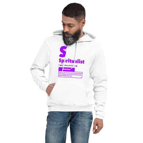 "Spiritualist" Unisex Hoodie (Solid) | Galaxy Purple