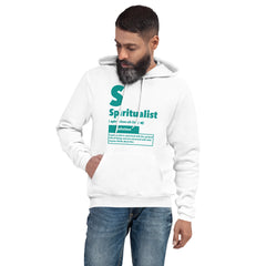 "Spiritualist" Unisex Hoodie (Solid) | Teal