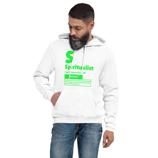 "Spiritualist" Unisex Hoodie (Solid) | Lime