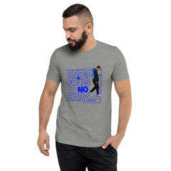 "God Protects Fools" Unisex T-Shirt (Man Version) | Blue