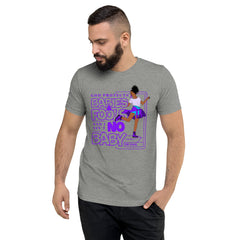 "God Protects Fools" Unisex T-Shirt (Woman Version) | Purple