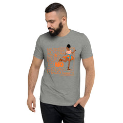 "God Protects Fools" Unisex T-Shirt (Woman Version) | Orange