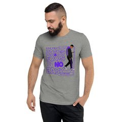 "God Protects Fools" Unisex T-Shirt (Man Version) | Purple