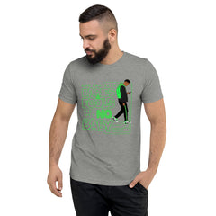 "God Protects Fools" Unisex T-Shirt (Man Version) | Green