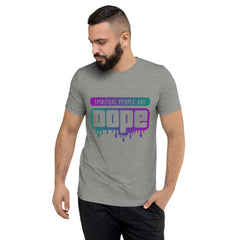 "Spiritual People" Unisex T-Shirt (Gradient) | Teal/Purple