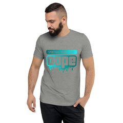 "Spiritual People" Unisex T-Shirt (Gradient) | Cyan/Turquoise