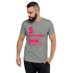 "Spiritualist" Unisex T-Shirt (Solid) | Hot Pink