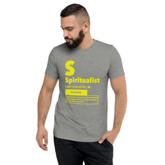 "Spiritualist" Unisex T-Shirt (Solid) | Yellow