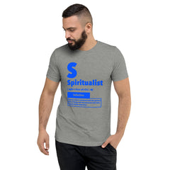 "Spiritualist" Unisex T-Shirt (Solid) | Aqua Blue