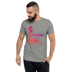 "Spiritualist" Unisex T-Shirt (Gradient) | Pink/Purple