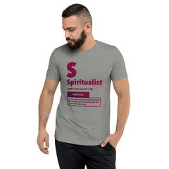 "Spiritualist" Unisex T-Shirt (Gradient) | Berry