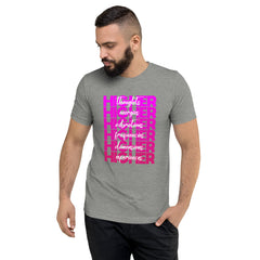 "Higher" Unisex T-Shirt (White) | Pink