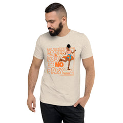 "God Protects Fools" Unisex T-Shirt (Woman Version) | Orange