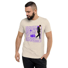 "God Protects Fools" Unisex T-Shirt (Man Version) | Purple