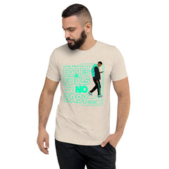 "God Protects Fools" Unisex T-Shirt (Man Version) | Cyan