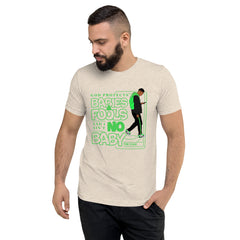 "God Protects Fools" Unisex T-Shirt (Man Version) | Green